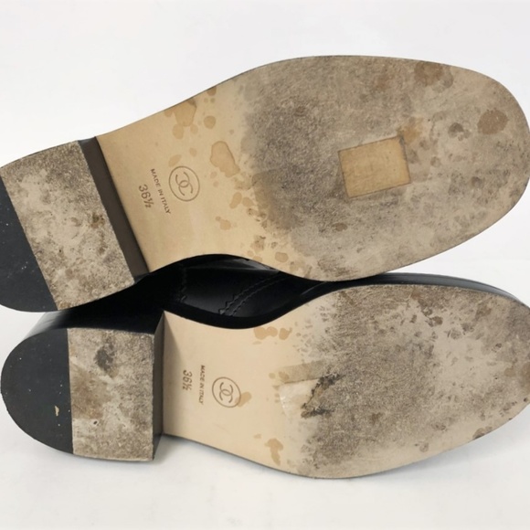 Chanel 16K Runway Lace Up Wingtip CC Boots - Picture 7 of 8